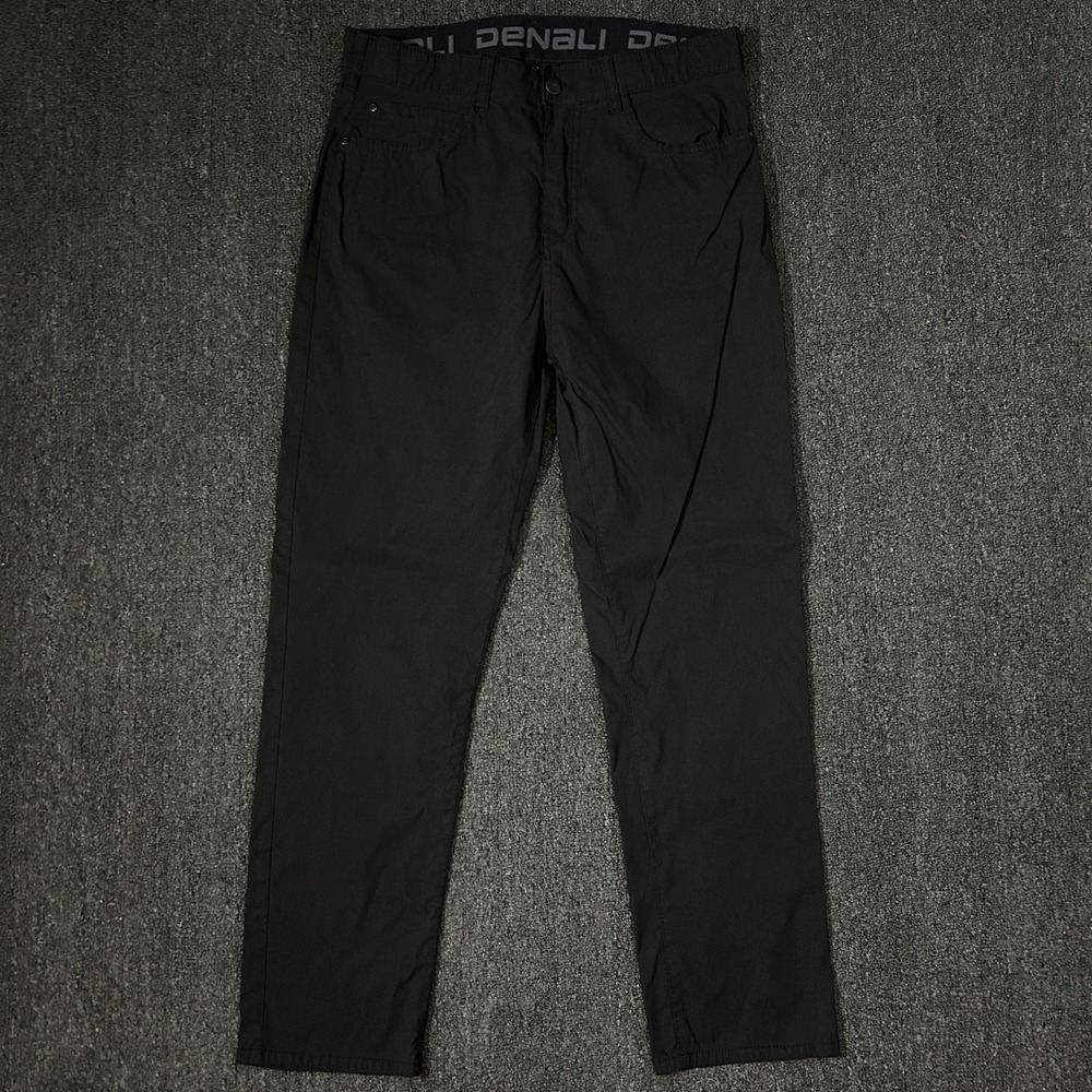 Denali Performance Pants Mens 34x30 Black Excellent Stretch Nylon Hiking Pant